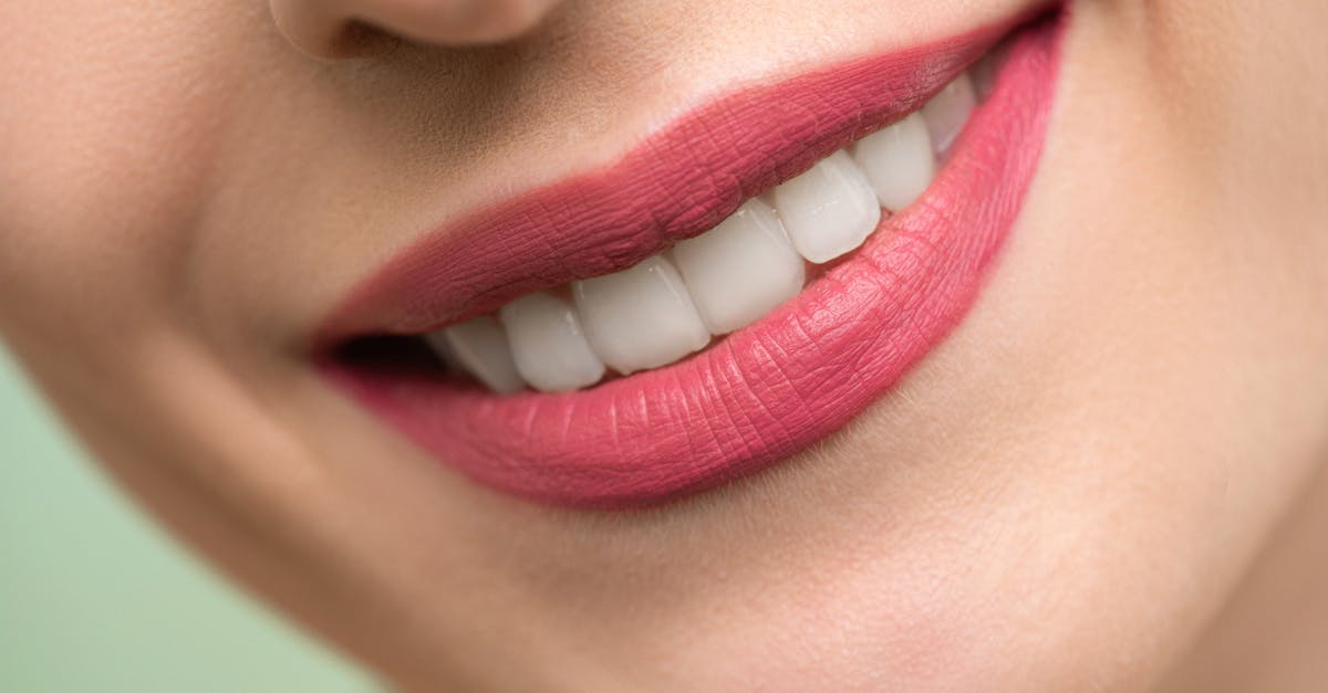 Smile Designing Close-up of a bright, well-aligned smile achieved through cosmetic smile designing